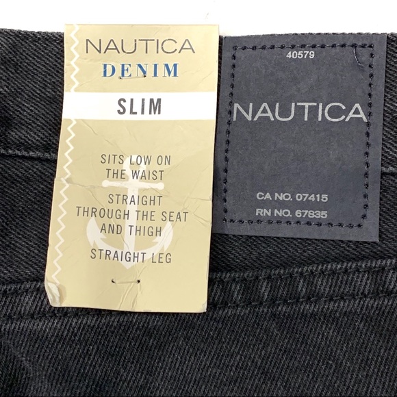 Nautica Denim Slim Jeans Ashen Grey - Picture 7 of 8